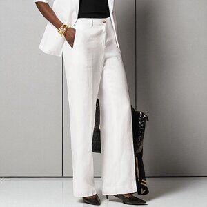 J. Crew Harbor pant in linen Size Large